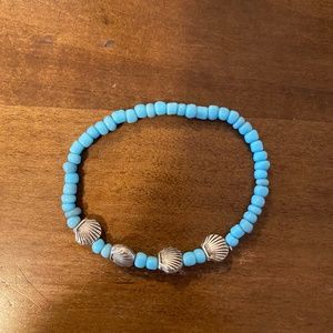 Blue Seashell Bracelet